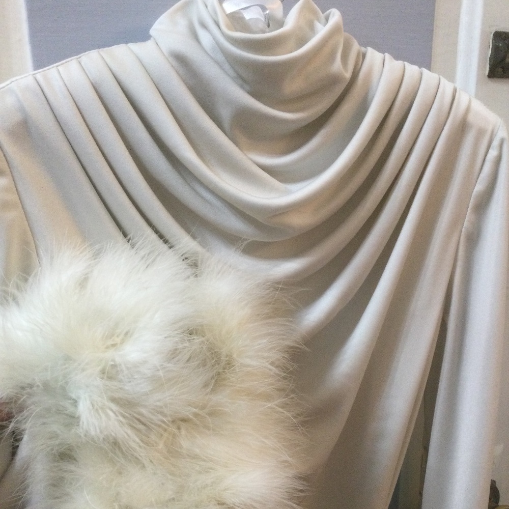 1970’s Lilli Diamond Silver Hostess Gown S